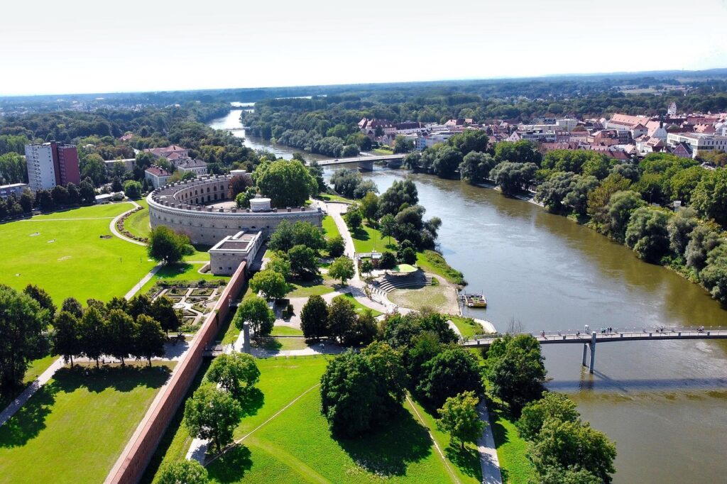 ingolstadt, bavaria, upper bavaria, klenze park, state garden show, danube, bridge, glacis, bridgehead, city, downtown, reduittilly, ingolstadt, ingolstadt, ingolstadt, ingolstadt, ingolstadt